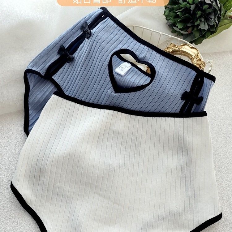 3PCS Women's Underwear Comfortable Plus Size Triangle Pants Waistband