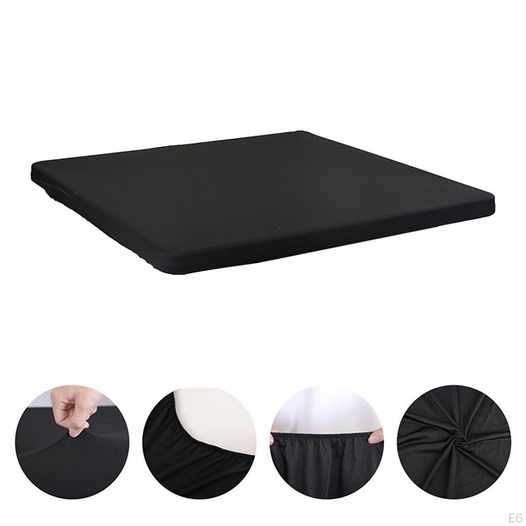 Эластичная скатерть для квадратных столов, моющийся чехол для домашнего использования