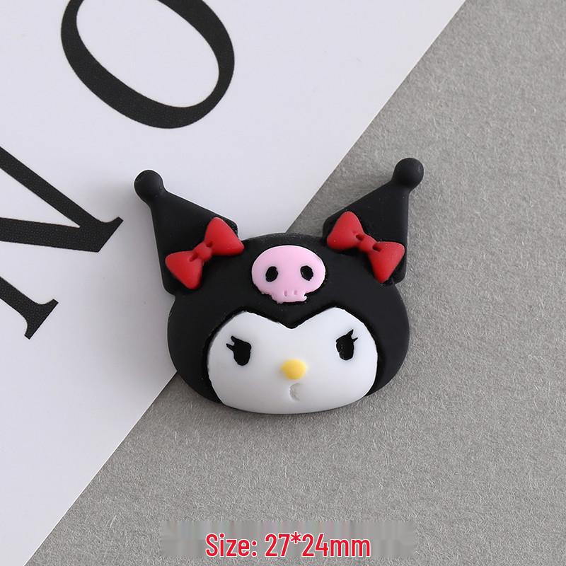 Популярные DIY-аксессуары с персонажами Sanrio: Наклейки для чехлов телефонов, Заколки для волос, Магниты на холодильник, Подвески и Украшения для Crocs