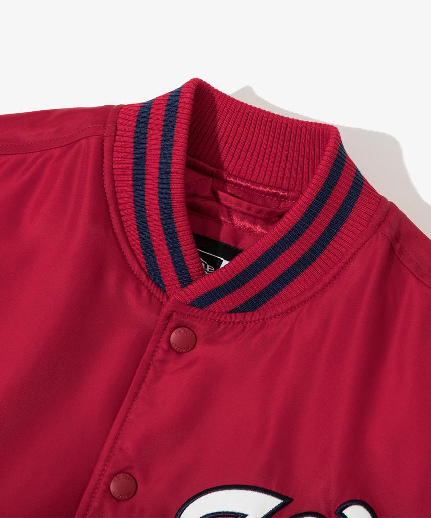 New Era Mlb Washington Nationals Authentic Stadium Jacket Red