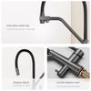 Смеситель для чистой воды для кухни 3 в 1, нержавеющая сталь, силиконовый смеситель для ванной комнаты, поворотный смеситель для мойки кухни с горячей и холодной водой