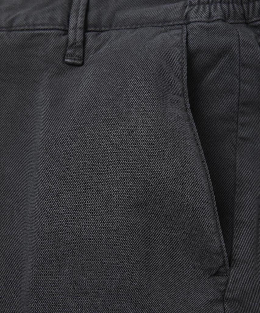 PANICALE Regular Slim Fit Dyed Chino Pants [Black]