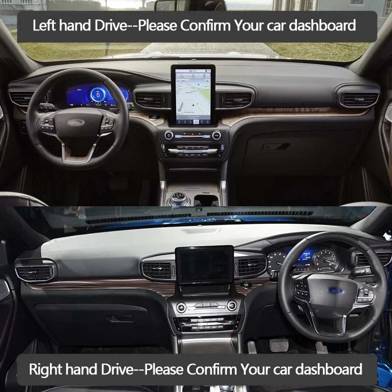 Для Ford Explorer U625 MK6 2020 2021 2022 Противоскользящий Коврик Покрытие Панели Приборов Коврик Защита от Солнца Dashmat Автоаксессуары