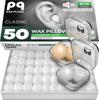 PQ Silicone Ear Plugs for Sleep 50 Pieces Silicone Ear Plugs for Sleeping and Swimming Noise Canceling and Ear Protection with Gel Ear Plugs Ear Plugs