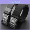Fashionable Alloy Buckle Men Nylon Woven Waist Belt For Daily And Outdoor Use