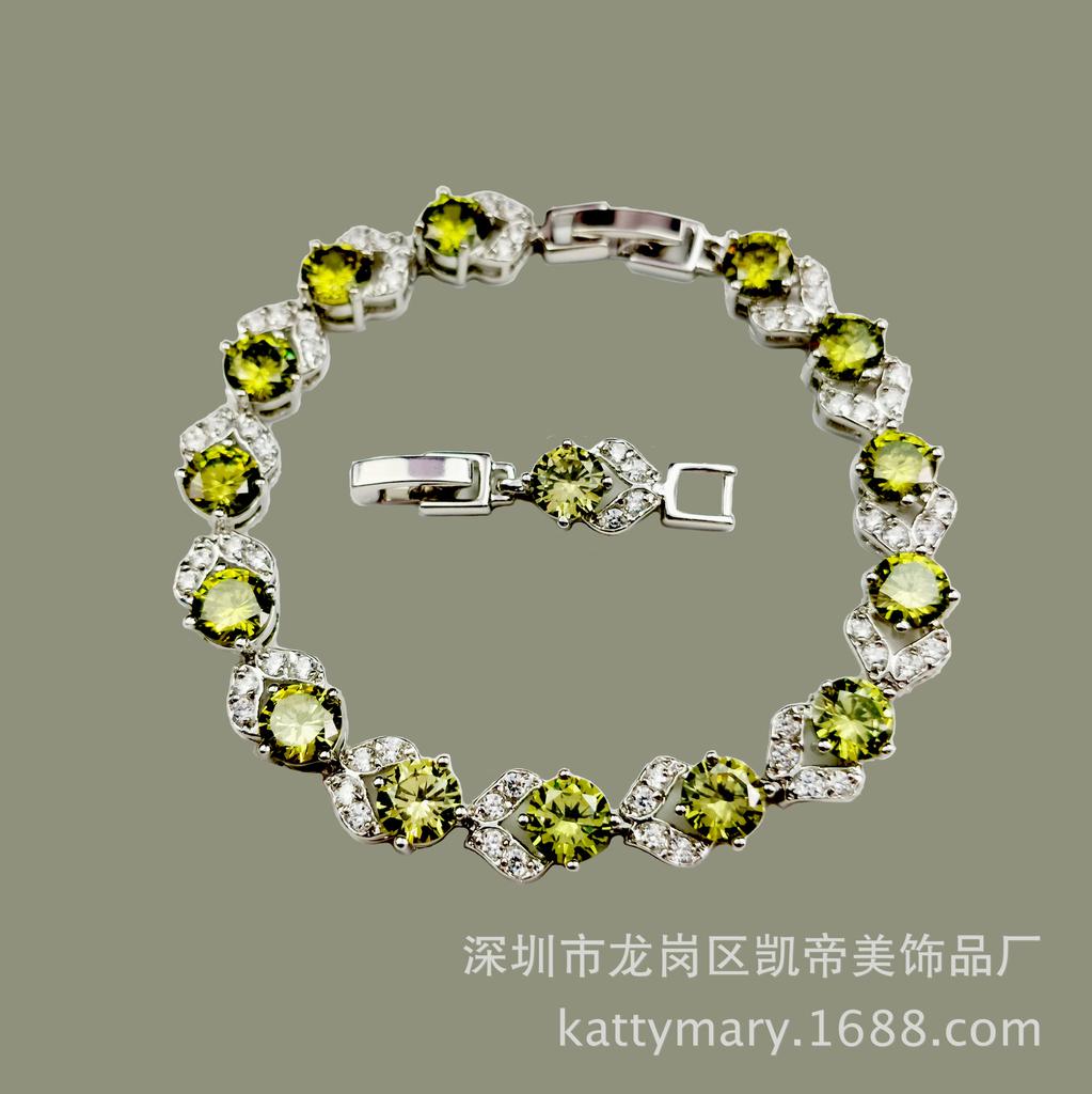 Bracelet Women'S Light Luxury Versatile Temperament Jewelry Zircon Adjustable High Value Jewelry Tide Jewelry