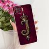 Для Oppo F17 CPH2095 Чехол Для Oppo F17 Чехол Прозрачный Роскошная Корона Буквы от A до Z 2D Плоский Узор Мягкий Чехол для Телефона