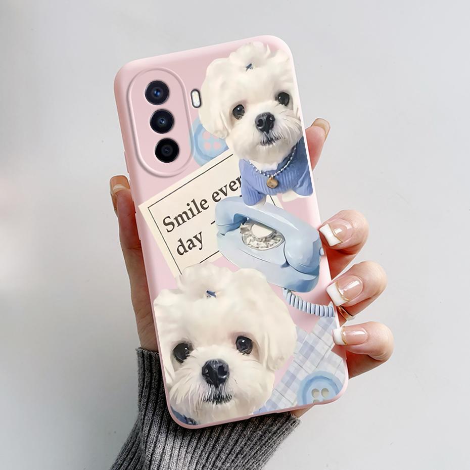 For Huawei NOVA Y70 Case Silicon Back Cover Cute Rabbit panda Phone Case For Huawei NOVA Y70 NOVAY70 NovaY 70 6.75" Bumper Coque