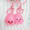 2pcs/set Luminous Doll Little Burning Man Keychain Pendant Cartoon Couple Pendants  Gifts