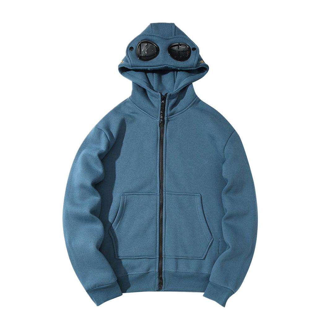 Мужские и женские толстовки Модная повседневная толстовка Свободный кардиган на молнии Толстовка с длинным рукавом и капюшоном