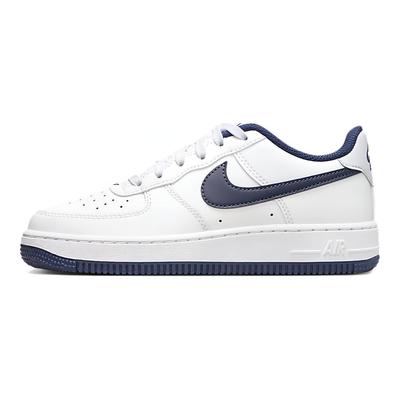 Детские кроссовки Air Force 1 GS White Midnight Navy Football-серые FV5948-104