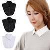 JK Uniform Accessories Detachable Collar Lapel False Blouse Top Fake Collar Blouse Shirt False Tie