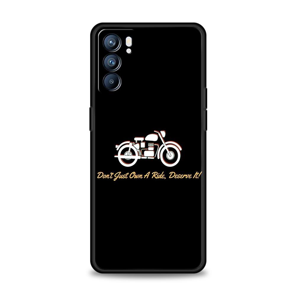 Чехол для телефона для Oppo Reno13 Reno12 Reno11 F Reno10 Pro A54 A53 A95 A76 A74 A57 A98 A80 A79 5G A78 4G Мотоцикл Сердцебиение
