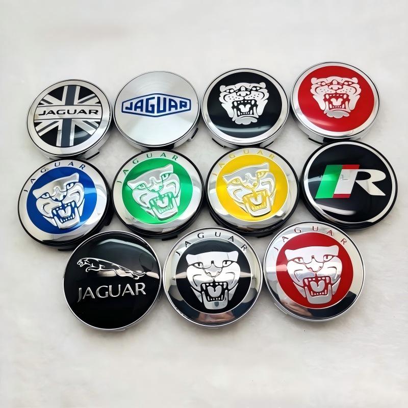 Заглушка ступицы колеса Jaguar на заказ: Универсальный колпачок ступицы 60 мм с логотипом леопарда