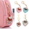Luxury Peacock Shape Car Keychain Colorful Rhinestones Inlaid Keyring Bag Souvenir Charm Fashion Accessories
