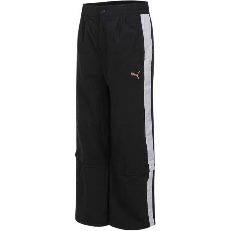 Puma T7 Повседневные брюки Мужские Черные Умеренные Другое 634783-01