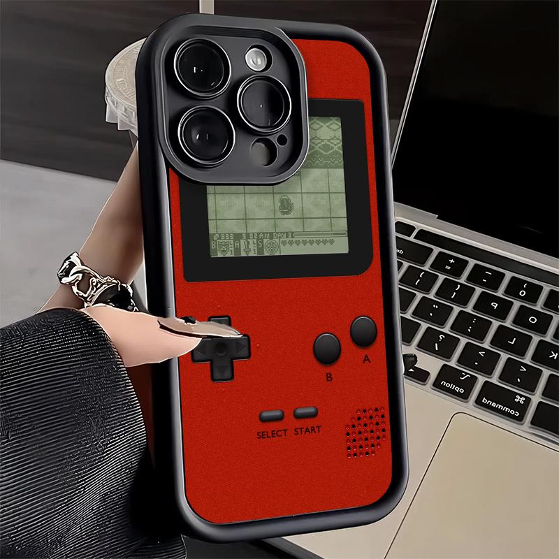 Phone Case for iPhone 17 Air 16E 15 16 Pro Max Game Console Trend Pattern Cover 14 Plus 13 12 Mini Soft Shell Silicone Fundas