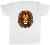 Fierce Lion Mens TShirt Reggae Jamaica Rasta Jungle Tee Gift