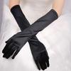 Womens Satin Long Gloves Opera Wedding Bridal Evening Party Prom Gloves