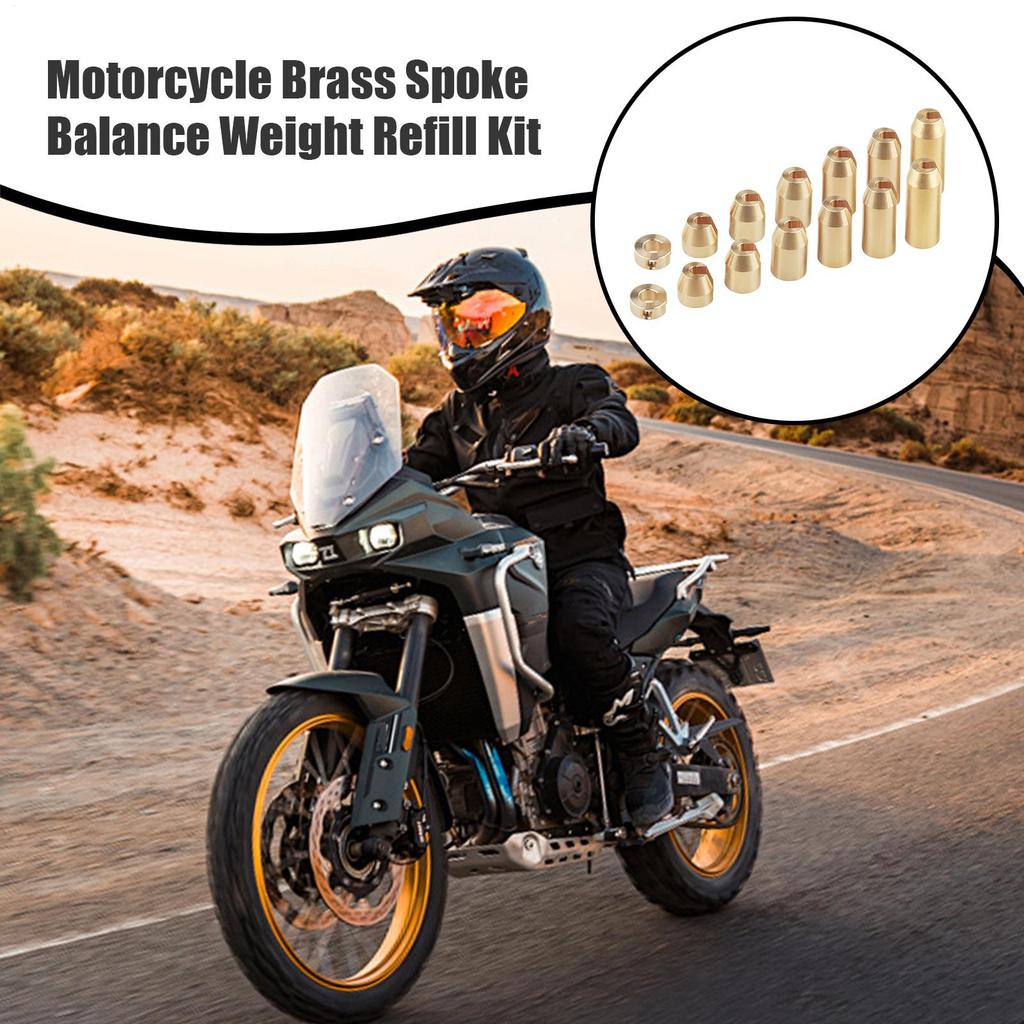 Motorcycle Wheel Weights Reusable Motorbike Spoke Refill Replacement Tool Balance Weight Refill Kit For Home Garage Outdoor