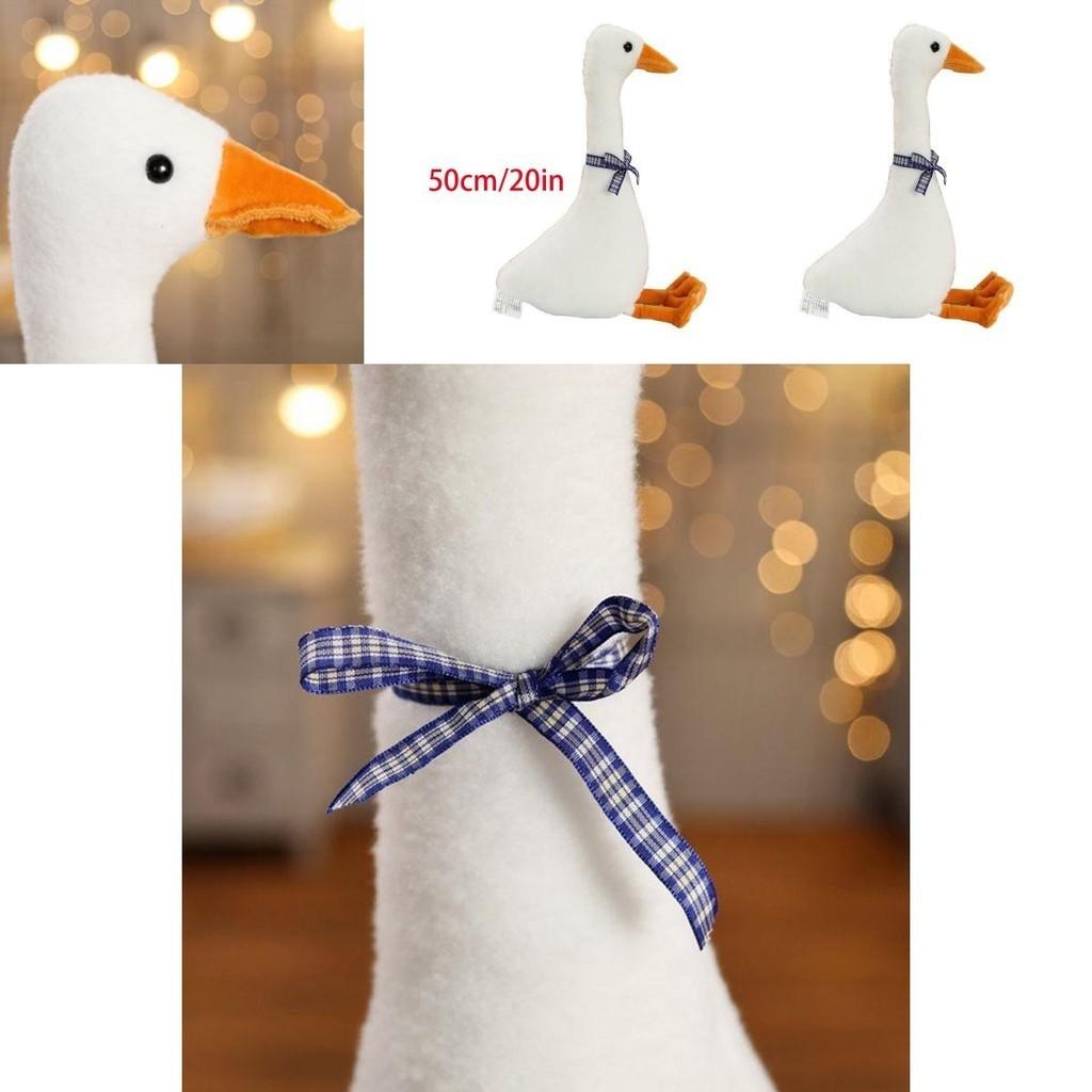 White Goose Pillow Plush Toy Adorable Sleeping Pillow Soft And Cuddly Stuffed Doll For Kids