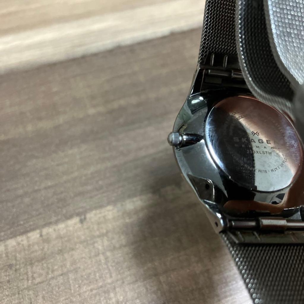 Подержанные часы SKAGEN Серебристые Скандинавский дизайн Кварцевые