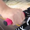 1Pair   Set Bicycle Mountain Bike Handlebar Sponge Anti Skid Shock Absorbing Grip Cover Pink