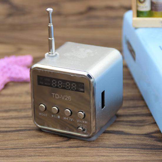 1/2 шт. Мини-динамик с поддержкой Bluetooth, цифровой дисплей, стабильное соединение, водонепроницаемый, перезаряжаемый, FM-радио, музыкальный плеер