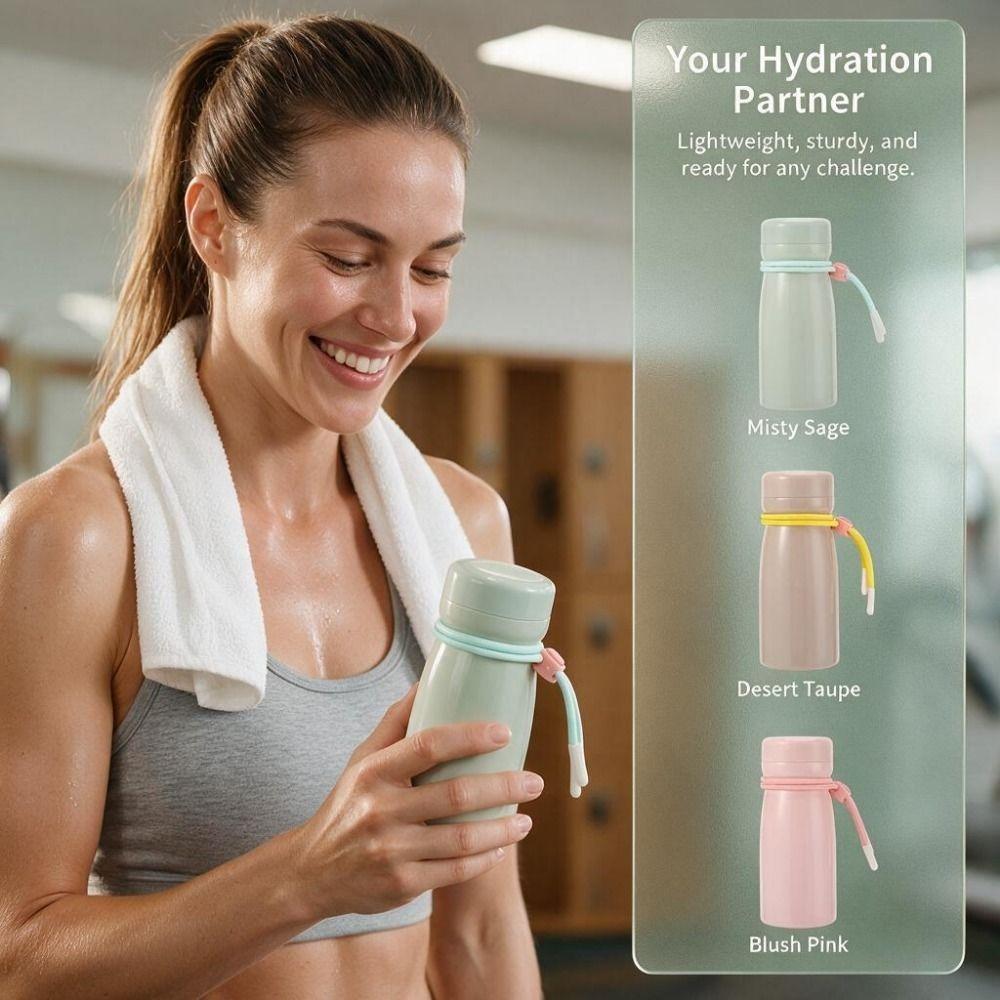 Portable Thermos Cup Stainless Steel Mini Insulated Cup Insulated Water Bottle Sports