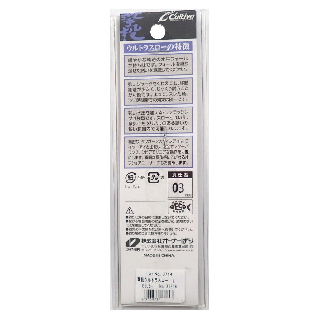 OWNER Metal Jig Lure GJUS60 Shooting Jig Ultra Slow 80g Pink #1