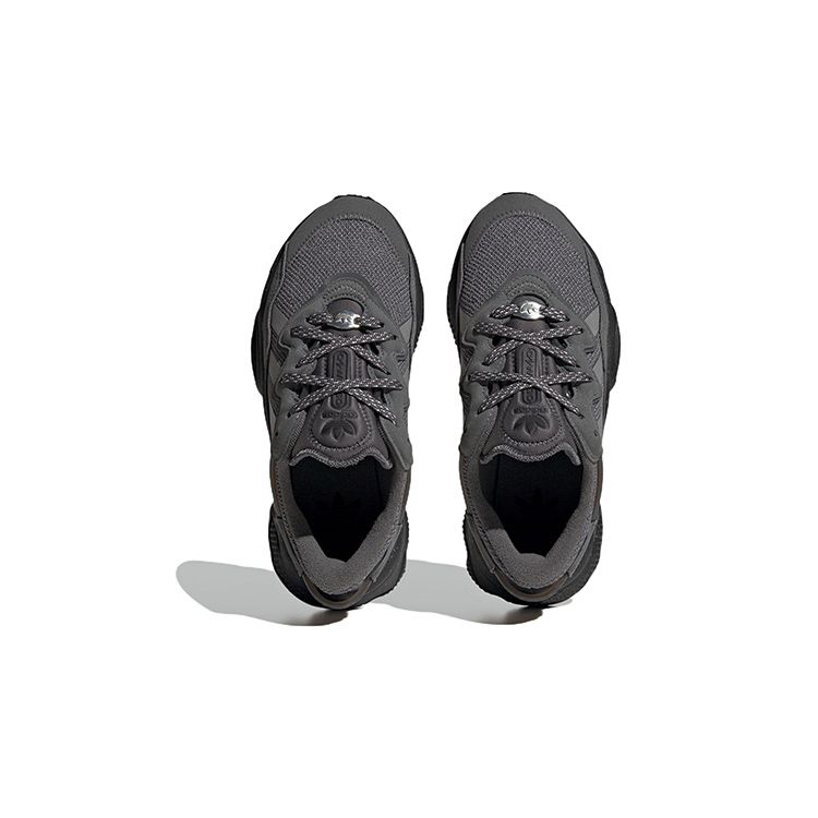 Adidas Оригинальные повседневные туфли Ozweego J для больших детей, детские кроссовки серые ID6788