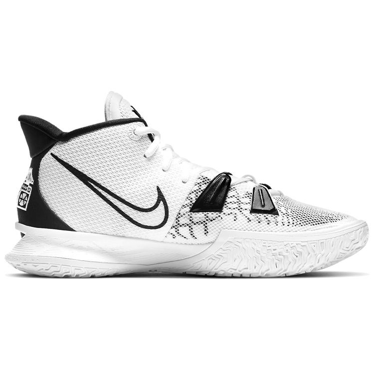 Nike Кроссовки унисекс Kyrie 7 Brooklyn Beats White Black Glow CQ9326-100