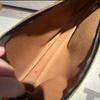 [Pre-Owned] Pochette Monogram Zip Closure PVC Handbag - Very Good #DU1QZB