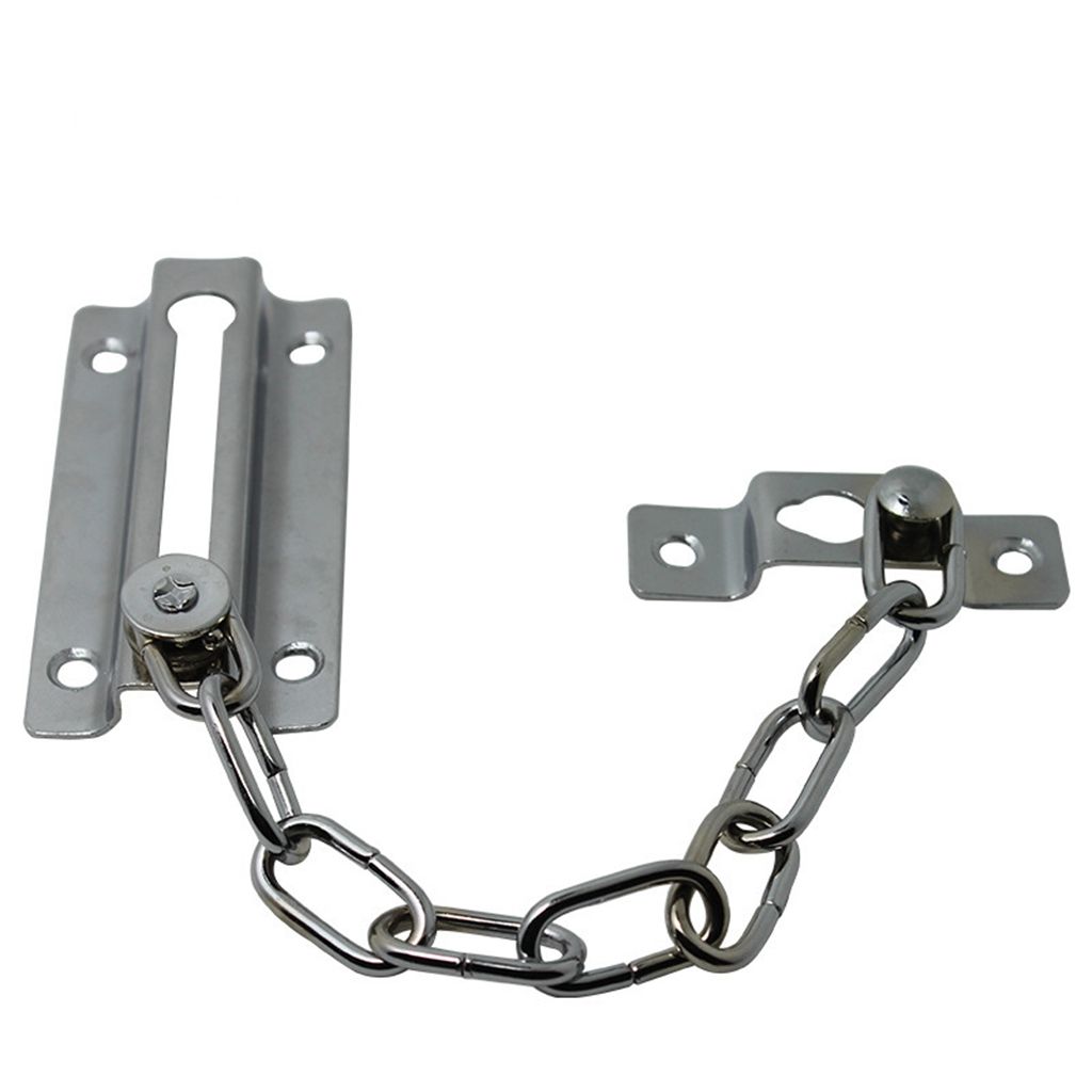with Screws Decorative Chain Bolt Door Chain Sliding Door Lock Door Safety Guard Door Hardware