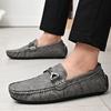 Summer Comfy Leather Mens Casual Shoes Classic Slip On Designer Loafers Business Driving Shoes Formal Mocassin Men Walking Shoes