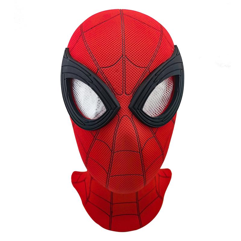 Показаны головные уборы в виде паука. Мягкая удобная гибкая дышащая маска для лица на Хэллоуин.