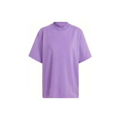 X Stella McCartney Спортивная футболка с логотипом и буквенным принтом с короткими рукавами Женские топы Фиолетовый IA1514