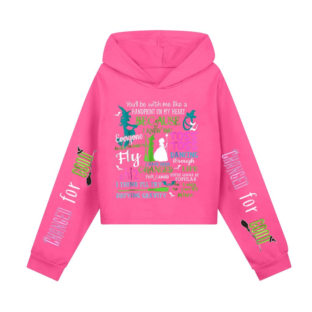 Children's Hooded Hood, Trendy  Long Sleeved Witch Hoodie