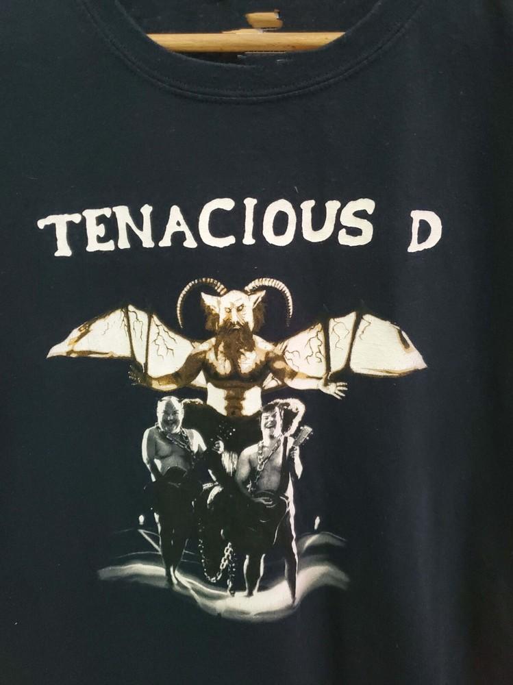 Группа TENACIOUS D Все размеры от S до 5XL Подарок для фаната Футболка KK1214 Унисекс Футболка