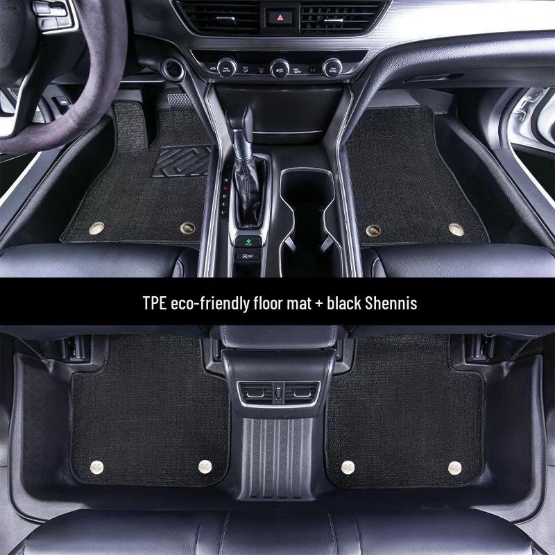 Коврики в салон из ТПЭ, совместимые с Volkswagen Sagitar, Tiguan L, Lavida, Magotan, T-Cross, Golf, Tayron, Bora, Lingdu и Jetta.