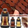 Summer Cool Bamboo Cushion Car Seat Cover Natural Bamboo   Square Mat Single Piece Massage Breathable Environmental Waterproof