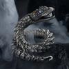 Мужской браслет Высококачественный дизайн Индивидуальность Змея Хип-хоп Доминирующий