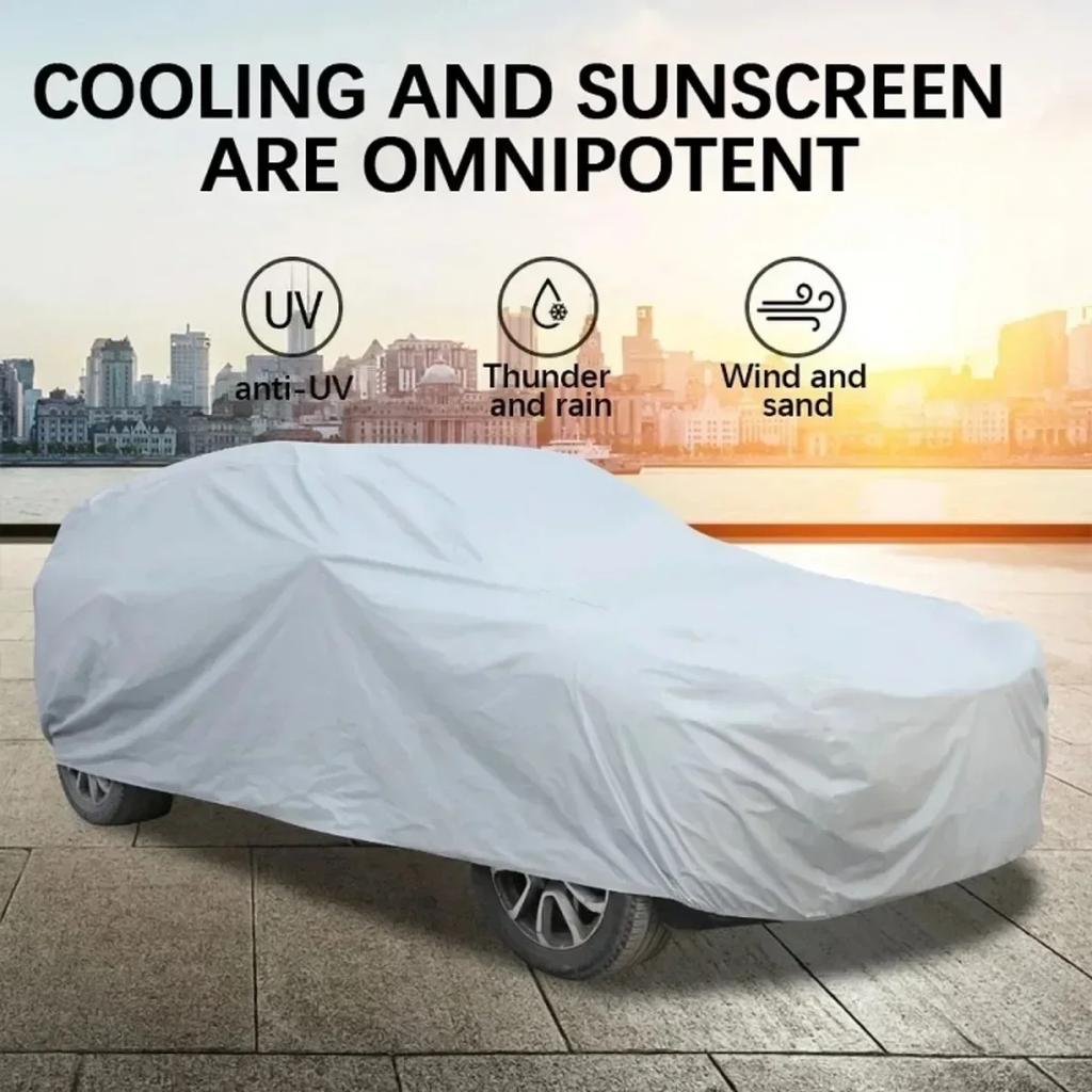 Large Waterproof SUV Car Cover, All Weather Outdoor Cover for Rain, Sun, UV Protection Tools