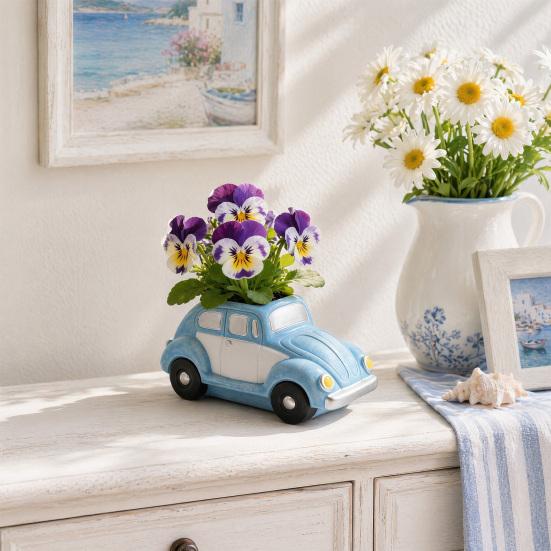 Retro Beetle Car Succulents Capacity Auto Planter Large Shaped
