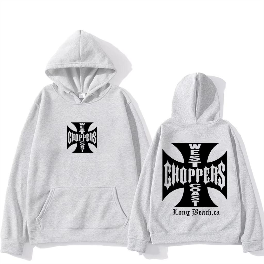 Худи Paul Walker West Coast Choppers Мужское Женское оверсайз Модный Топ хип-хоп Одежда Флис Длинный рукав винтажный Свитшот