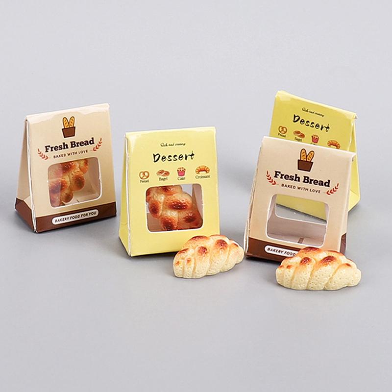 2 шт. имитация десерта хлеб украшения аксессуары украшения модель игрушки для кукольного домика своими руками