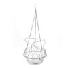Foldable Space Saving Hanging Poultry Feeder Basket For Fruits Vegetables Produce Storage Durable Iron Materials 9 Inch
