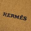 Отличный Шарф HERMES Прямоугольный Коричневый кашемир мужской Б/у