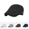 Mesh British Painters Hats Sun Protection Summer Flat Cap New Berets Hat  Men