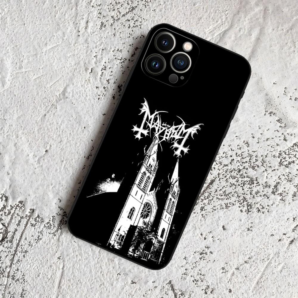 Чехол для телефона Burzum Mayhem Live In Leipzig для iPhone 15 14 13 12 11 Pro Max Xr X Xs Mini 8 Plus SE 2022 Черный Мягкий Силиконовый Чехол